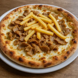 Kebab e patatine fritte