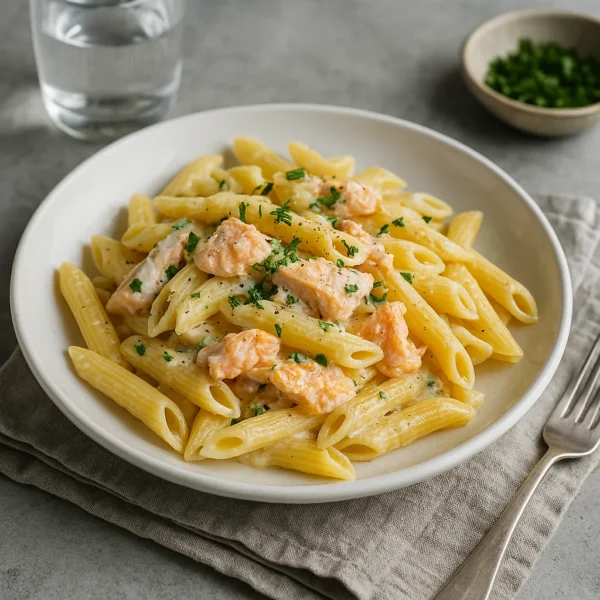 Penne al salmone